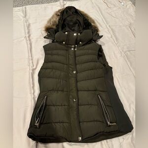 YMI Collection Vest with Removable Hood